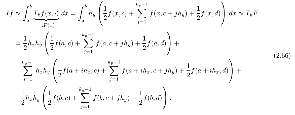 numerische Integrationsformel
